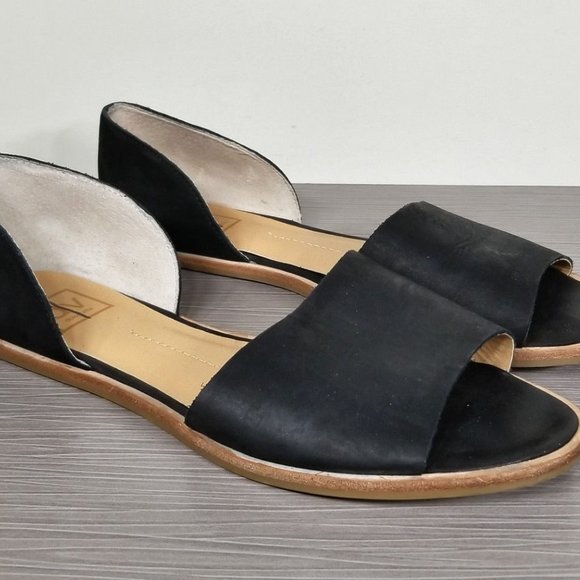 Dolce Vita 'Datsun' Flats, Black Leather, Womens Size 10 - Picture 3 of 9